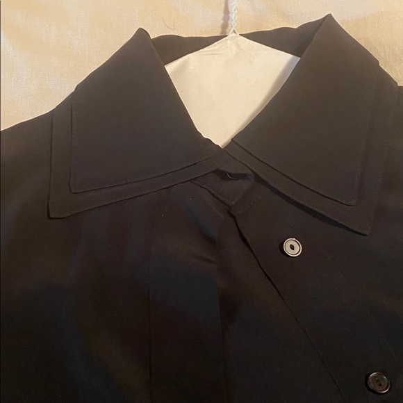 Liviana Conti black silk blouse - Picture 3 of 7